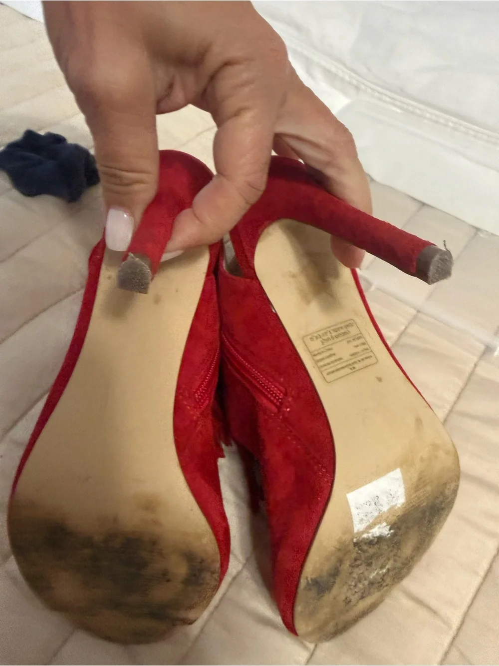 Steve Madden bold red